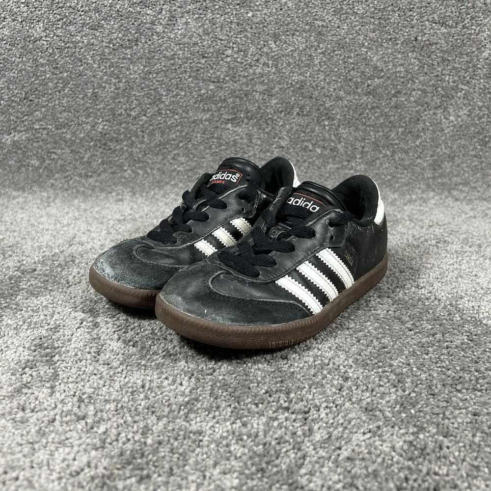 Adidas Samba 036516 Kids Sz 13K Black Indoor Classic Athletic Soccer Shoes Used - Picture 5 of 12
